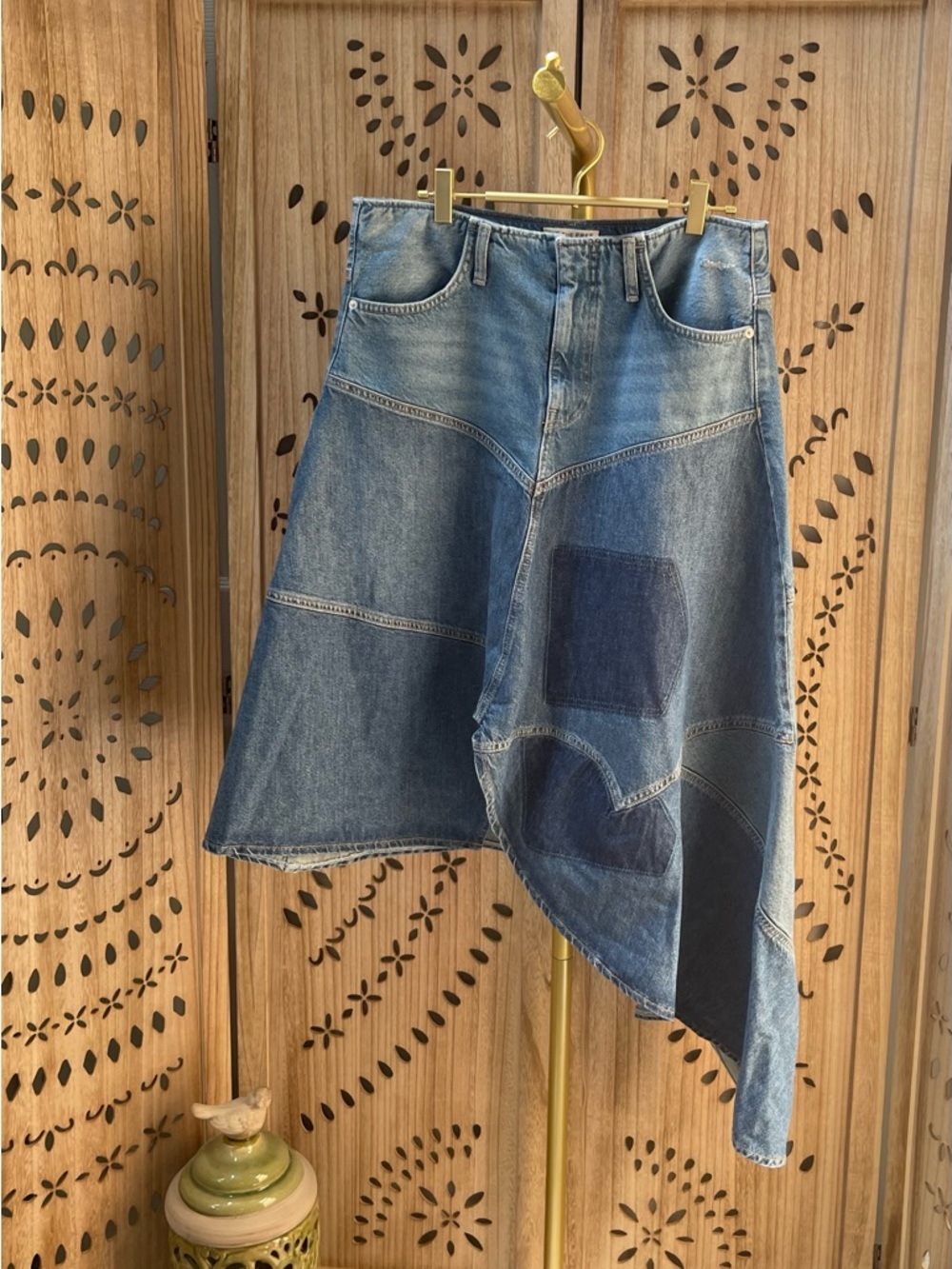 NWOT We The Free Piece Of Work Denim
Midi Skirt - Picture 6 of 13